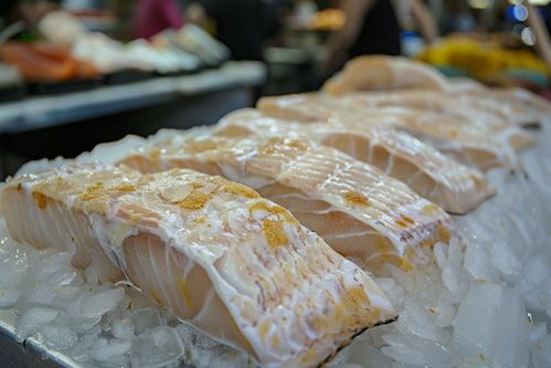 生鲜海鲜水产鳕鱼海鲜 摄影图